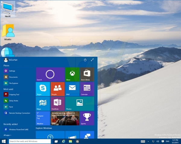 Windows 10最新版截圖泄露：就要來(lái)了