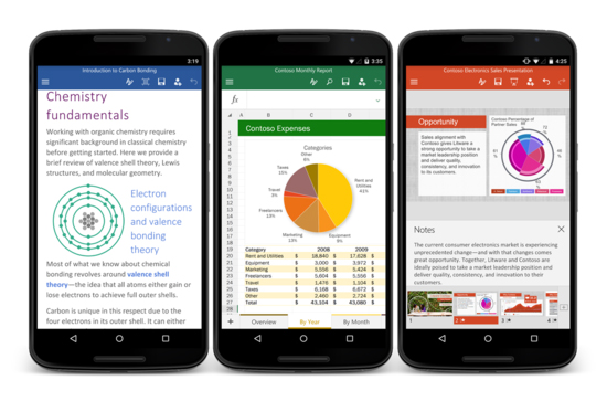 Android版Office來襲，微軟可沒忘記你們