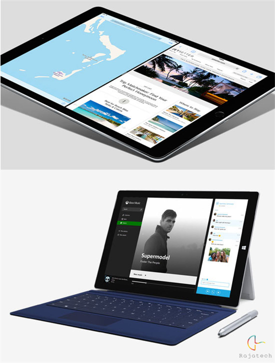 全面抄襲or超越？iPad Pro對比Surface Pro 3