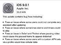 這就是效率！iOS 9.0.1發布修復數項bug