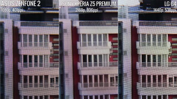 測試結(jié)果：索尼Z5 Premium的4K屏幕沒啥卵用？