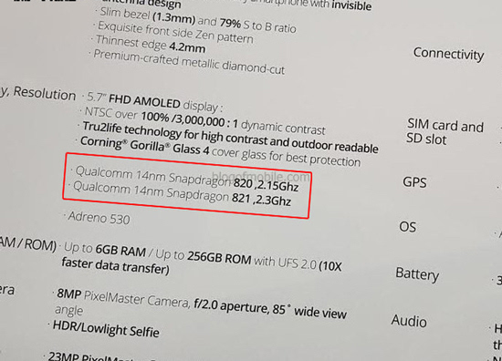 華碩搶首發？ZenFone 3 Deluxe驚現驍龍821版