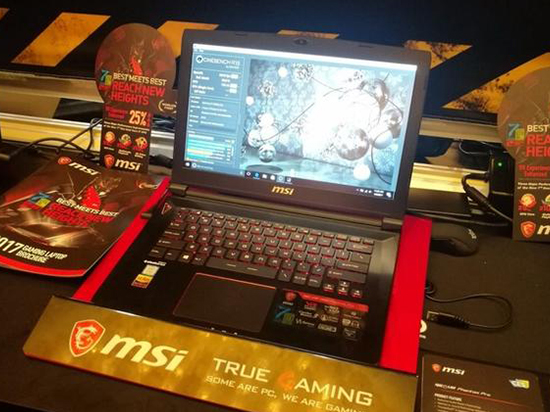 售價5999元！微星發(fā)布Win10游戲本GL62