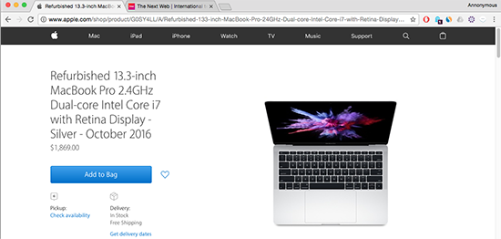 MacBook Pro也出翻新機了！最便宜也要上萬