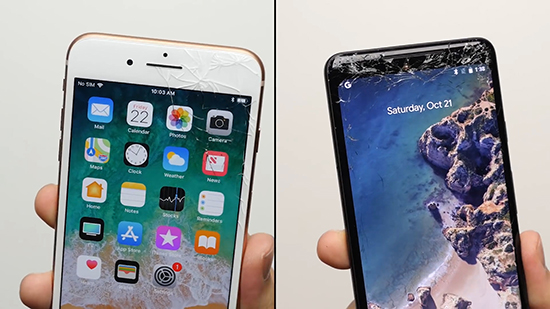 旗艦手機測試：iPhone 8 Plus不堪一擊，但它卻爛掉渣