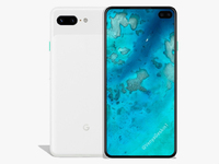 Google Pixel 4XL渲染圖：用上挖孔屏 后置雙攝實力翻倍？