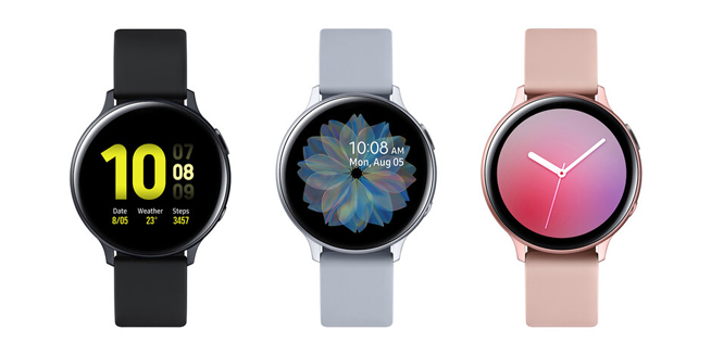 三星Galaxy Watch Active2發(fā)布：表圈可觸控 設(shè)計簡潔風(fēng)
