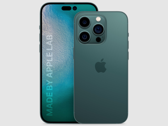 蘋(píng)果iPhone 14 Pro渲染圖來(lái)了：告別劉海屏！后置大換血有希望？