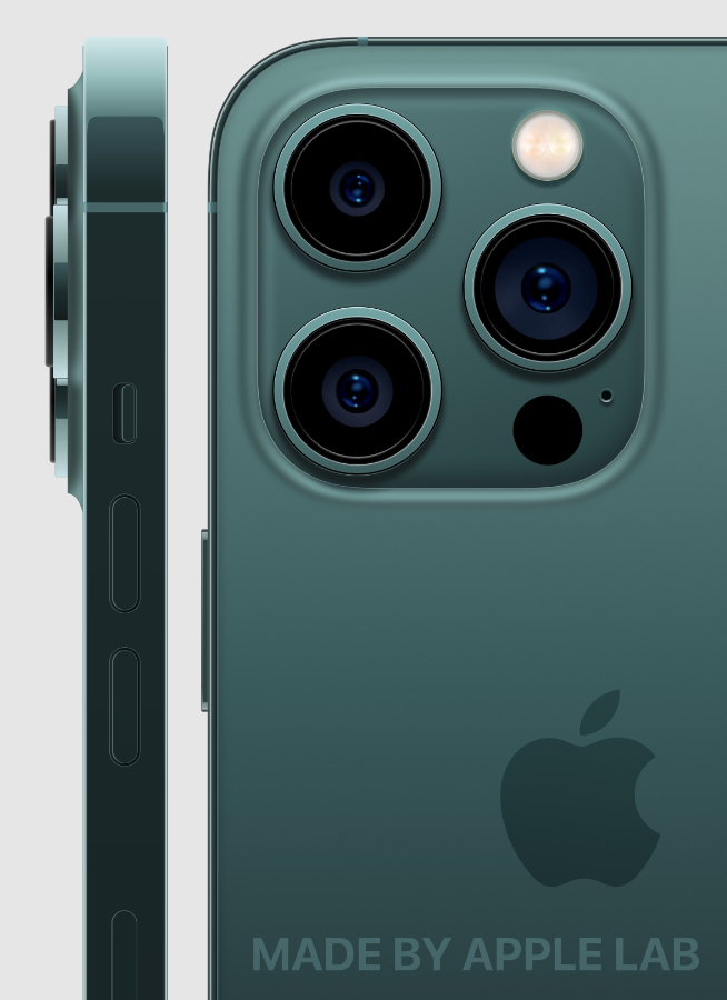 蘋(píng)果iPhone 14 Pro渲染圖來(lái)了：告別劉海屏！后置大換血有希望？